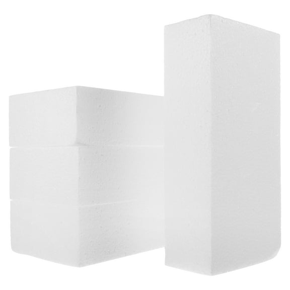 NUOLUX 2Pcs Blank Foam Block DIY Crafts Foam Block Handmade Foam Block Model DIY Supply