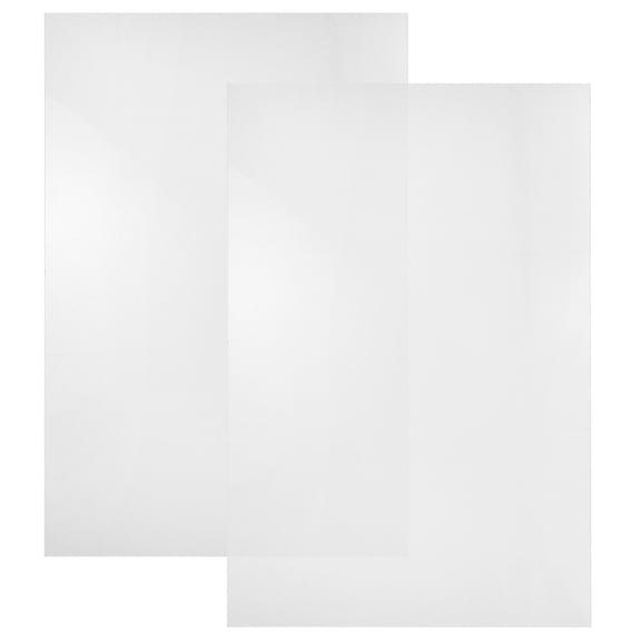 NUOLUX 2Pcs Clear Acrylic Sheet High Transparency Craft Board for Home Decor and Jewelry Storage