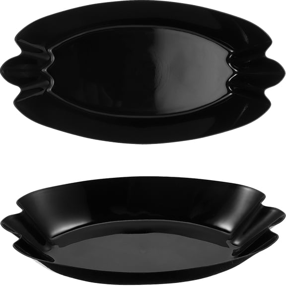 NUOLUX Reusable Bean Tray Sample Tray Black Plastic 2Pcs