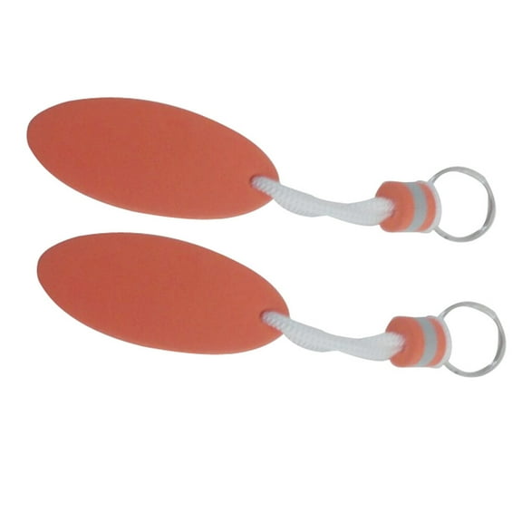 Tineasur Waterproof Eva Key Ring Orange Perfect for Water Sports 2Pcs
