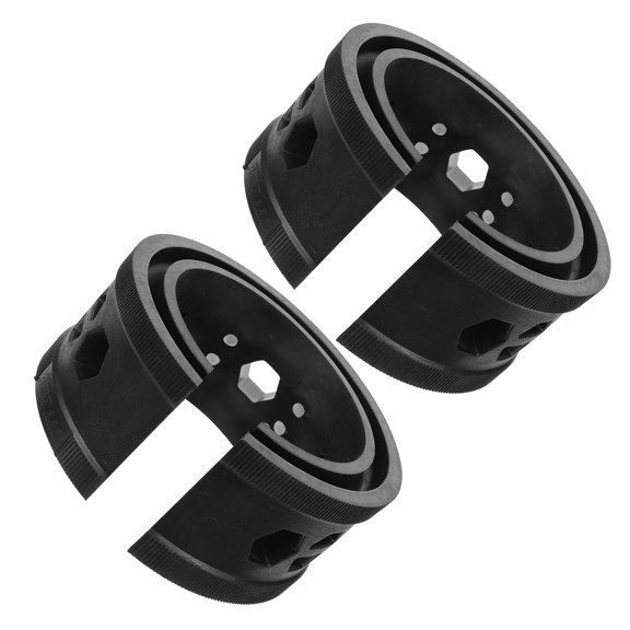 NUOLUX 2Pcs Rubber Buffer Black Vibration Damp Noise Reduction for Protect Suspension Shock Retainer
