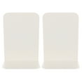 thumbnail image 1 of NUOLUX 2Pcs Simple Metal Book Ends Practical Bookend Desktop Book Organizer for Home, 1 of 6