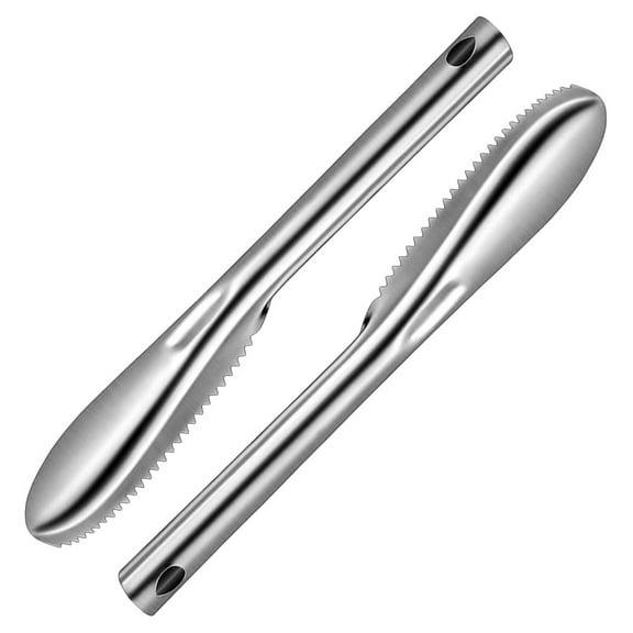 NUOLUX 2Pcs Snail Meat Tools and Stainless Scale Removers for Various Occasions