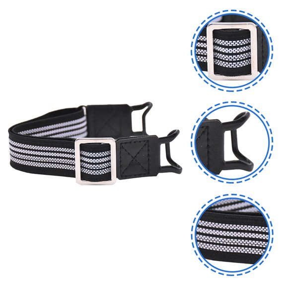 NUOLUX 2pcs Car Tissue Box Holder Straps for Sun Visor, Polyester Elastic