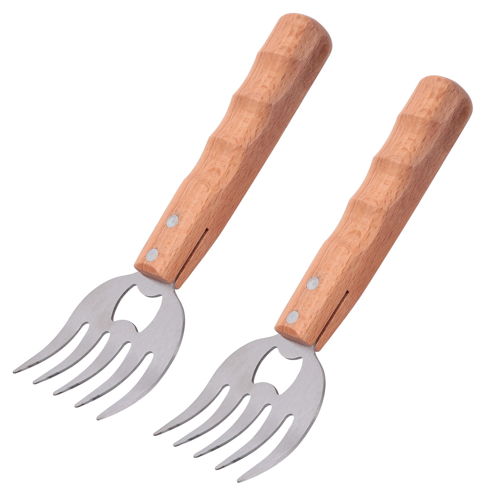 NUOLUX 2pcs Bear Claws BBQ Meat Claws Meat Shredder Chicken Beef Pork