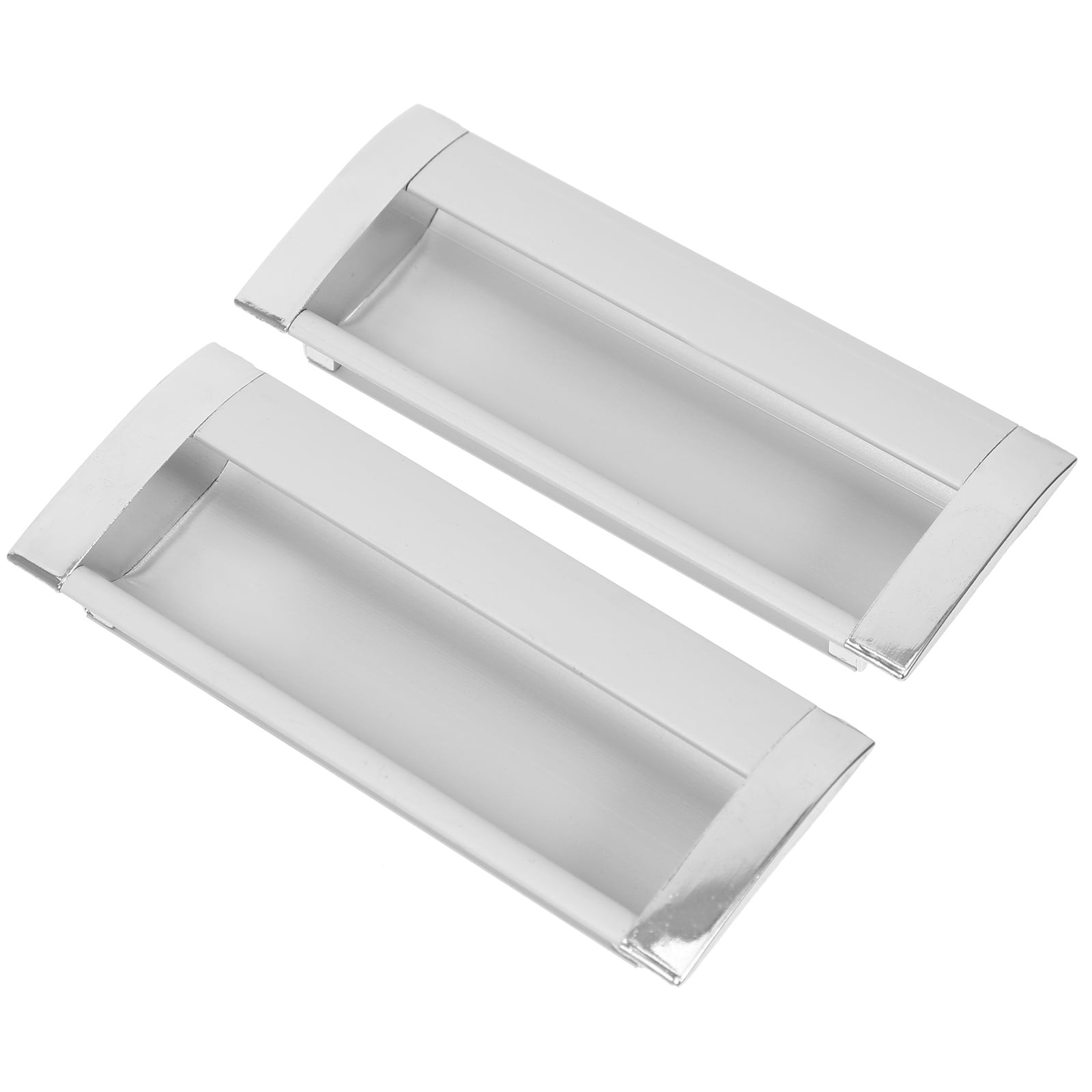 NUOLUX 2pcs Door Recessed Handles Door Hidden Pulls Furniture