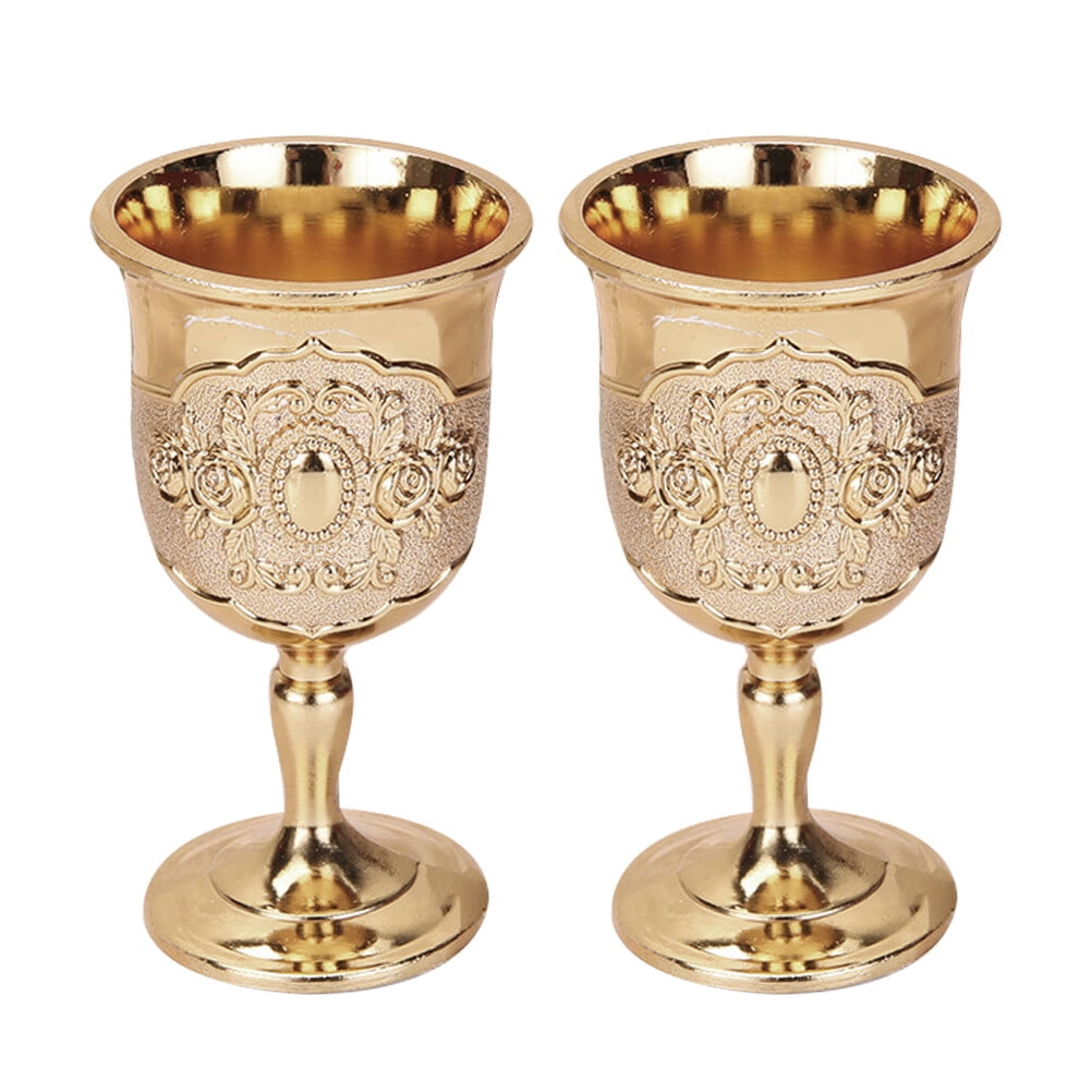 REPLICARTZUS Brass Wine Chalice Goblet, Renaissance