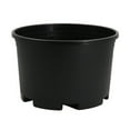 thumbnail image 1 of RENACLIPY Black Plastic Indoor Plant Pots with Drainage Holes, 2-Pack for Home and Garden, 1 of 5