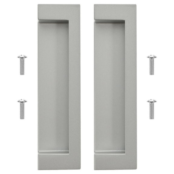 NUOLUX 2pcs Recessed Door Handle Concealed Barn Door Pull Furniture Knob Pull Handle