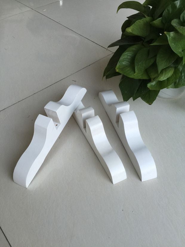 NUOLUX 2pcs Room Divider Stand Screen Panel Feet Room Divider Bracket