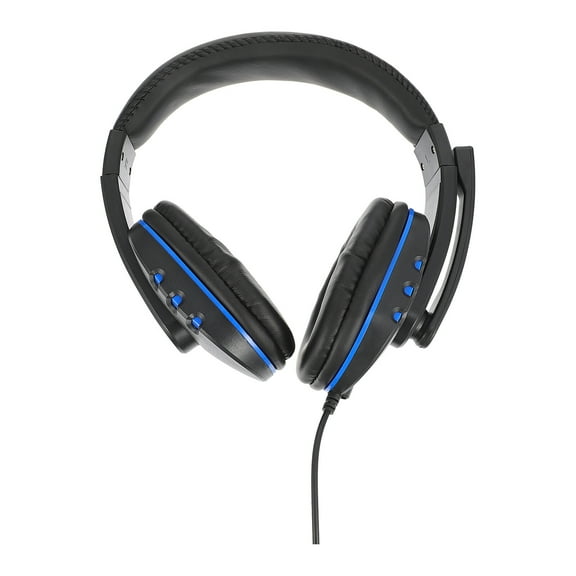 Tineasur Noise Reduction Gaming Headphones with Flexible Headband for Console and Pc Blue