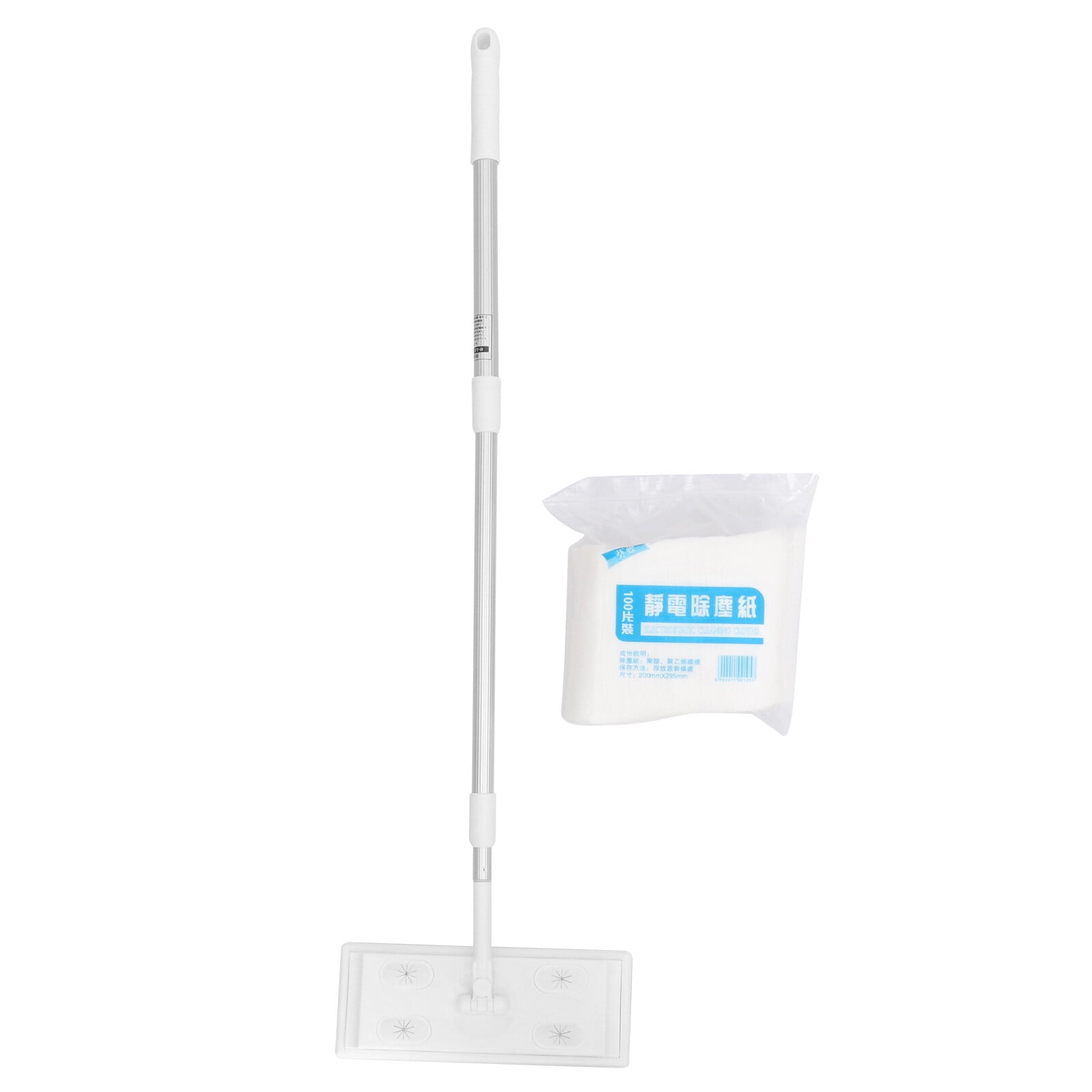 NUOLUX 3 Section Telescopic Rod Electrostatic Dust Collector Mop Floor