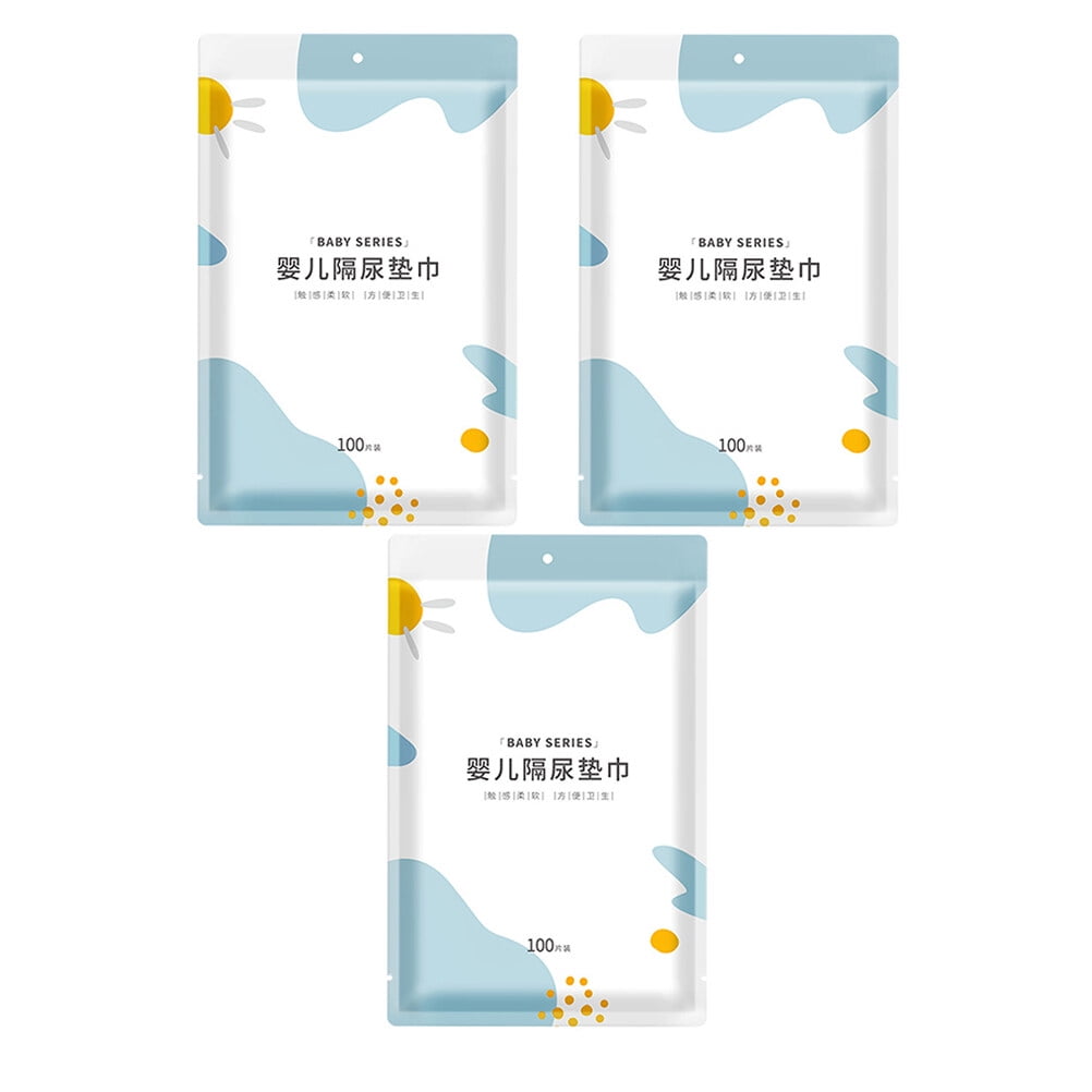 NUOLUX 300Pcs Disposable Changing Pad Liners Waterproof Pad for Baby