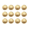 thumbnail image 1 of NUOLUX 30pcs 23mm Stylish Metal Buckle Hollow-out Button Handcraft Tools Down Button DIY Sewing Buttons for Decor Use (Light Golden), 1 of 6