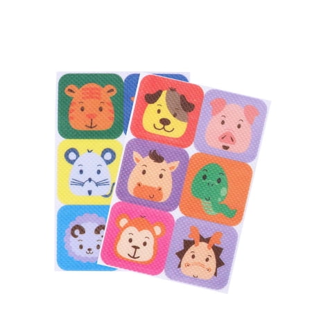 NUOLUX 36pcs Mosquito Repellent Patch Cartton Mosquito Stickers Anti-Mosquito Patch for Kids Children (Square)