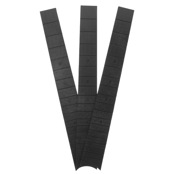 NUOLUX 3Pcs Black Acoustic and Folk Guitar Neck Replacement ABS Material Stable Design