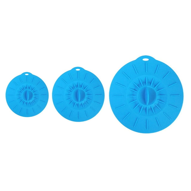 NUOLUX 3Pcs Microwave Oven Heating Sealing Lids Kitchen Silicone Bowl