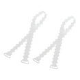 thumbnail image 1 of NUOLUX 3pairs/pack Bra Strap Clips Holder Non-slip Elastic Clip Dull Polish Lace Clear Bra Shoulder Strap Transparent (Flowers), 1 of 6