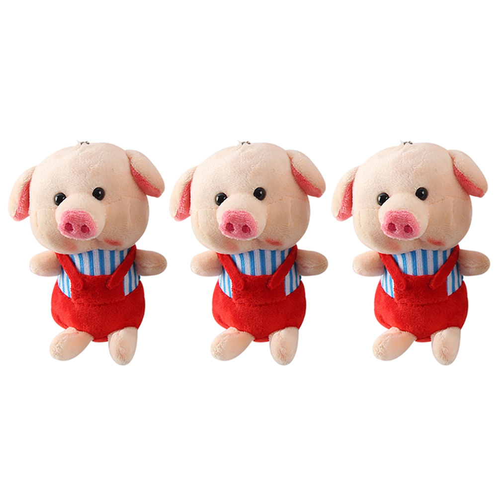 NUOLUX 3pcs Children Plush Plaything Car Home Decorative Pendant Lovely