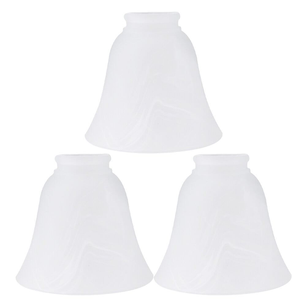 NUOLUX 3pcs Frosted Glass Lamp Shade E27 Interface Lamp Cover Light Shade for Home