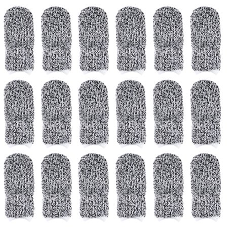 NUOLUX 40pcs Cut Resistant Finger Cots Finger Sleeves Protectors Cut Protection Sleeves
