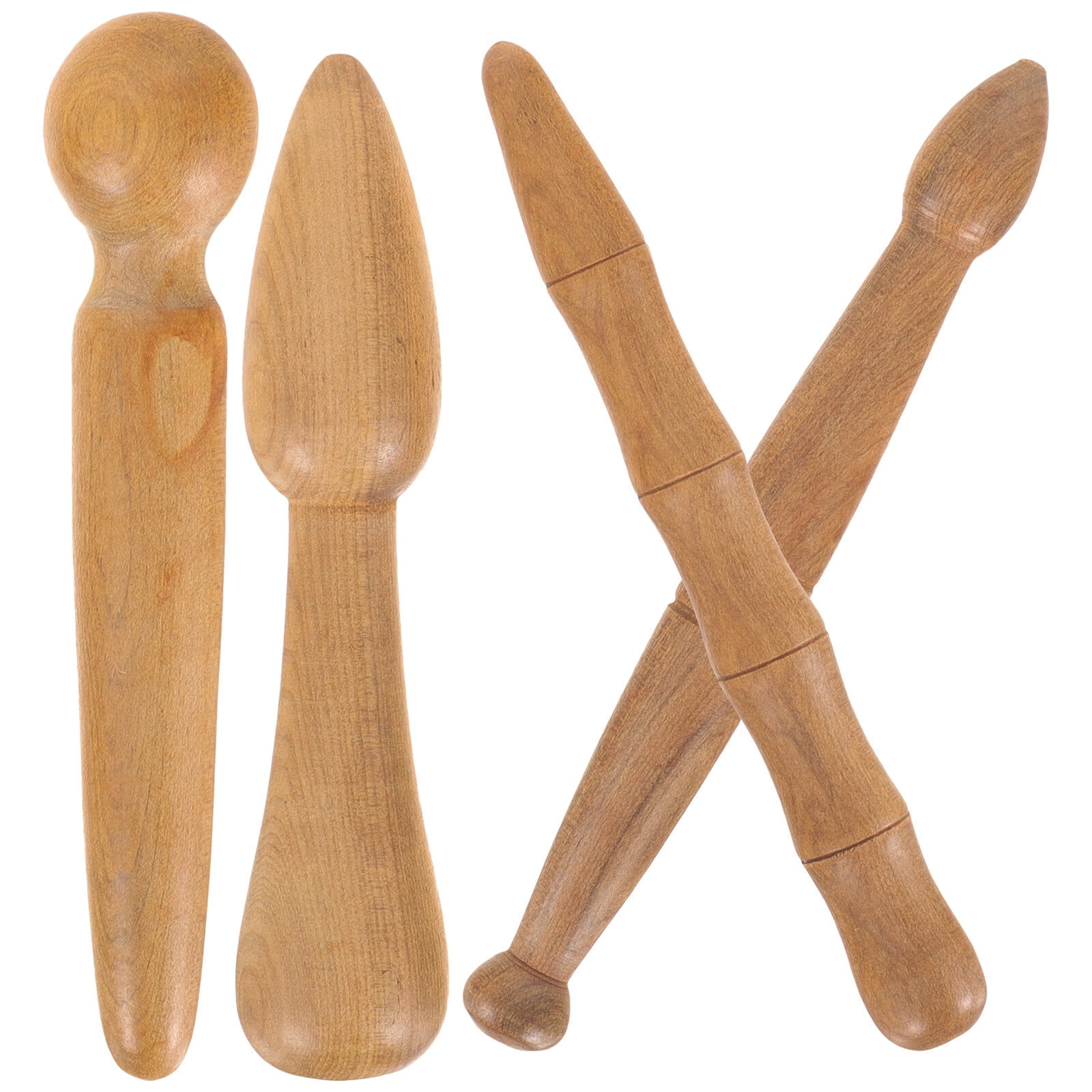 NUOLUX 4Pcs Acupuncture Point Sticks Traditional Acupoint Massage Tools