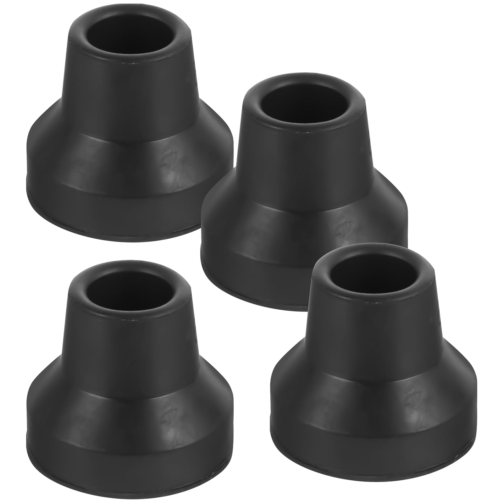 NUOLUX 4Pcs Crutch Tips Rubber Cane Tip Heavy Duty Crutches Pad Rubber