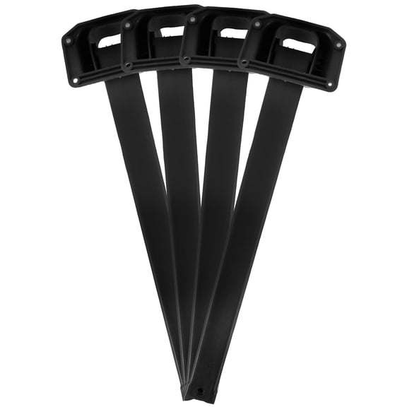 NUOLUX 4Pcs Folding Plastic Desk Legs for Home Office Table Simple Install and Strong Support
