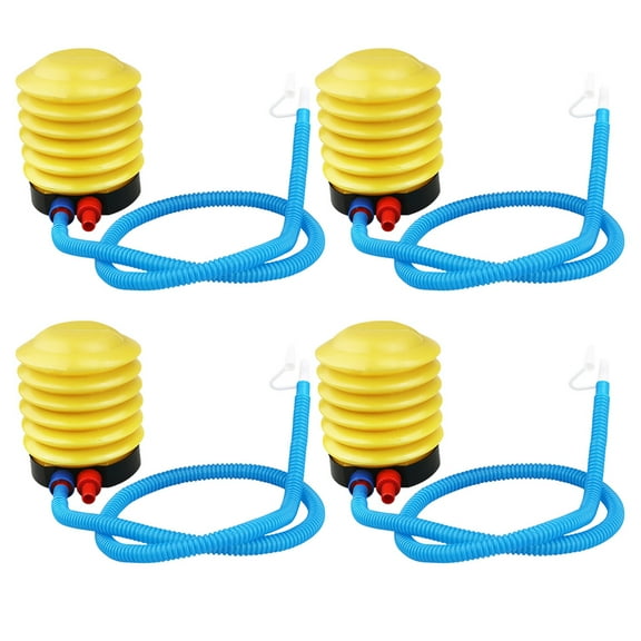 Homoyoyo 4pcs Plastic Bellows Foot Pump For Balloons Multi Outdoor Activities