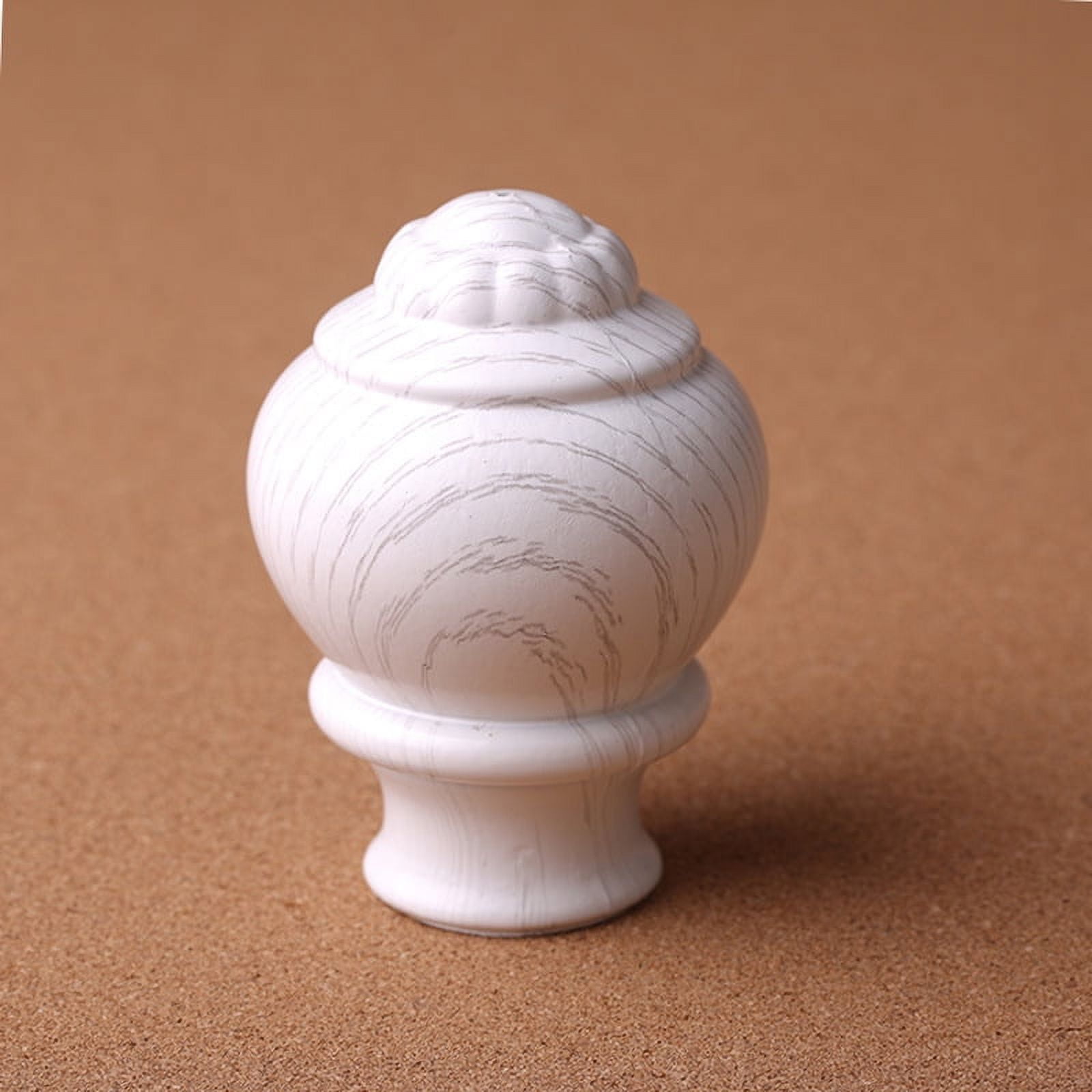 NUOLUX 4pcs Curtain Rod Finials Curtain Pole Finials Curtain Rod Ends