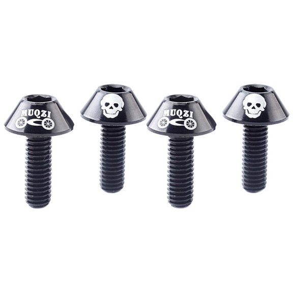 WORGEOUS Bike Brake Bolt Aluminium Alloy 4Pcs 0.94X0.59X0.94In