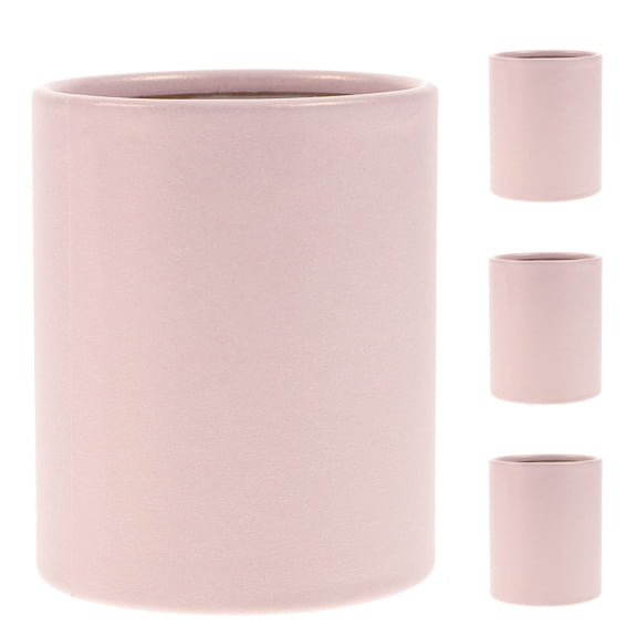 NUOLUX 4pcs Pink round Flower Box for Paper Cylinder Floral Wrapping