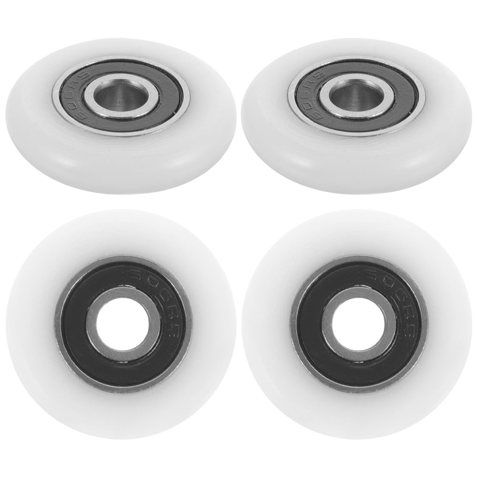 NUOLUX 4pcs Shower Door Rollers Bathroom Glass Door Runners Small