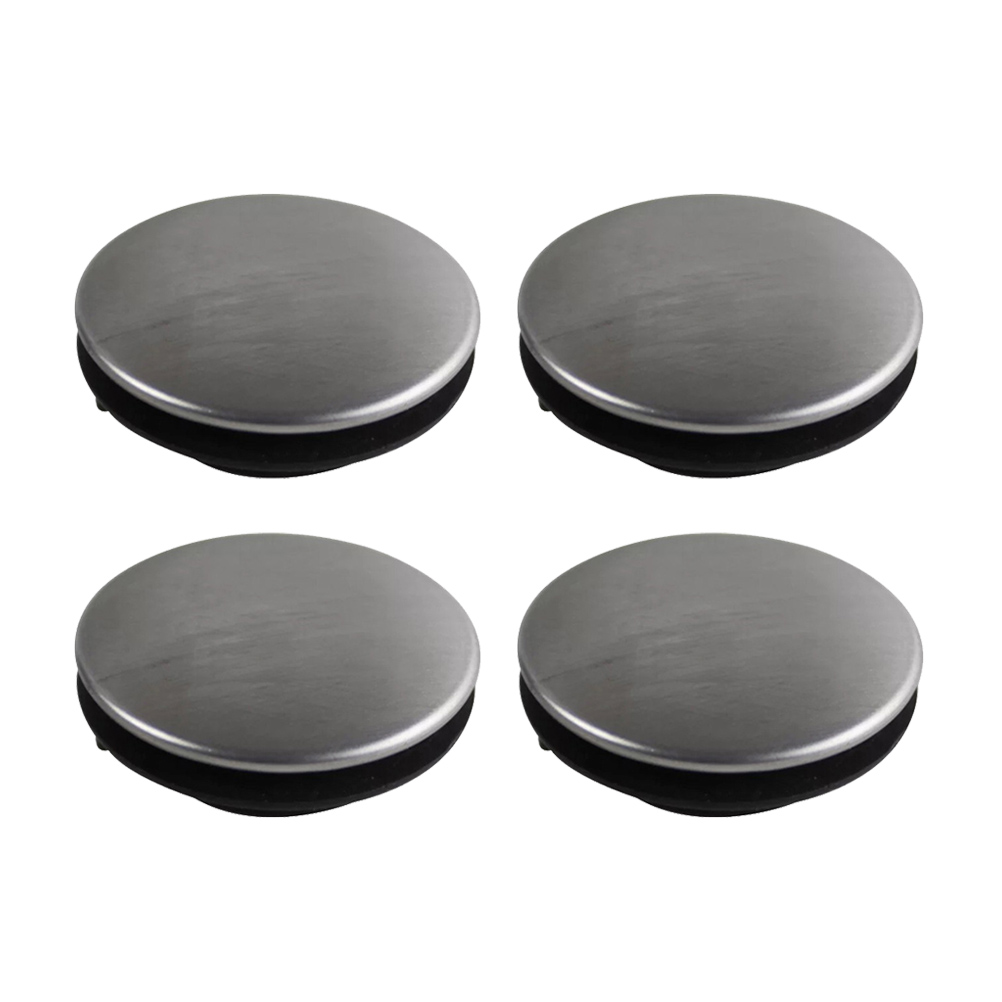 NUOLUX 4pcs Stainless Steel Kitchen Sink Tap Hole Cover Short Nut Kitchen Faucet Hole  Dispenser Cover (Installing Hole for 31-40mm) - image 1 of 6