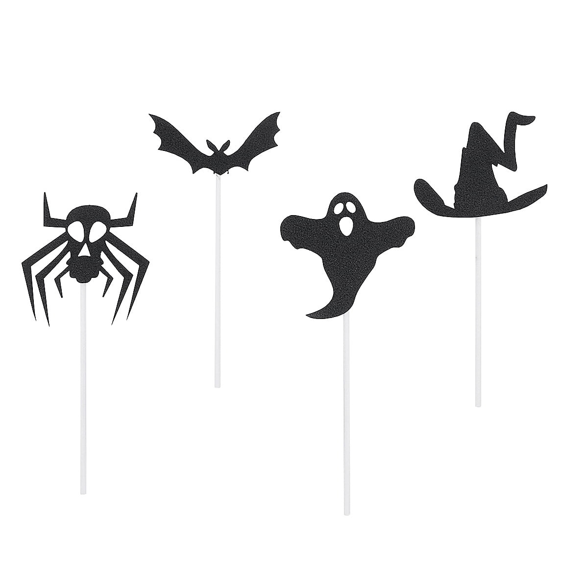 NUOLUX 5 Sets Halloween Cake Topper Cake Spider Cards Creative Cake