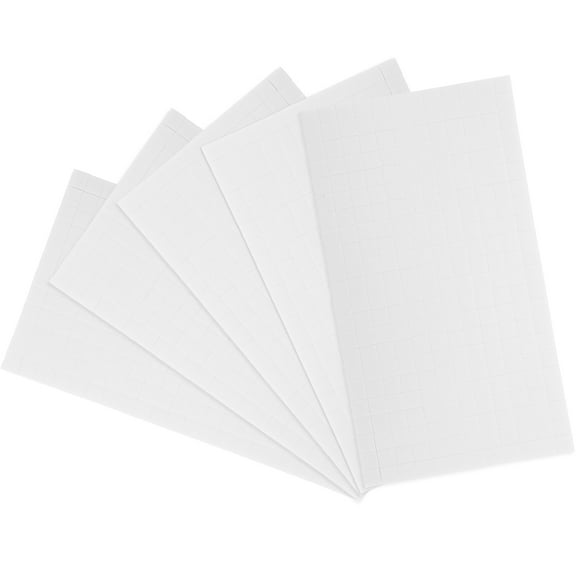NUOLUX 5 Sheets Foam Dots Squares for Office Supplies 6x0.24in White Double Sided Mounting Squares
