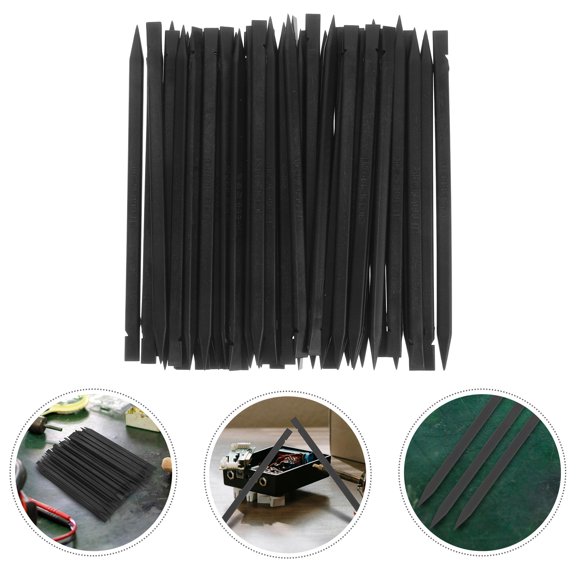 NUOLUX Anti-Static Spudger Set Black for Phone LCD Screen Tools 50Pcs