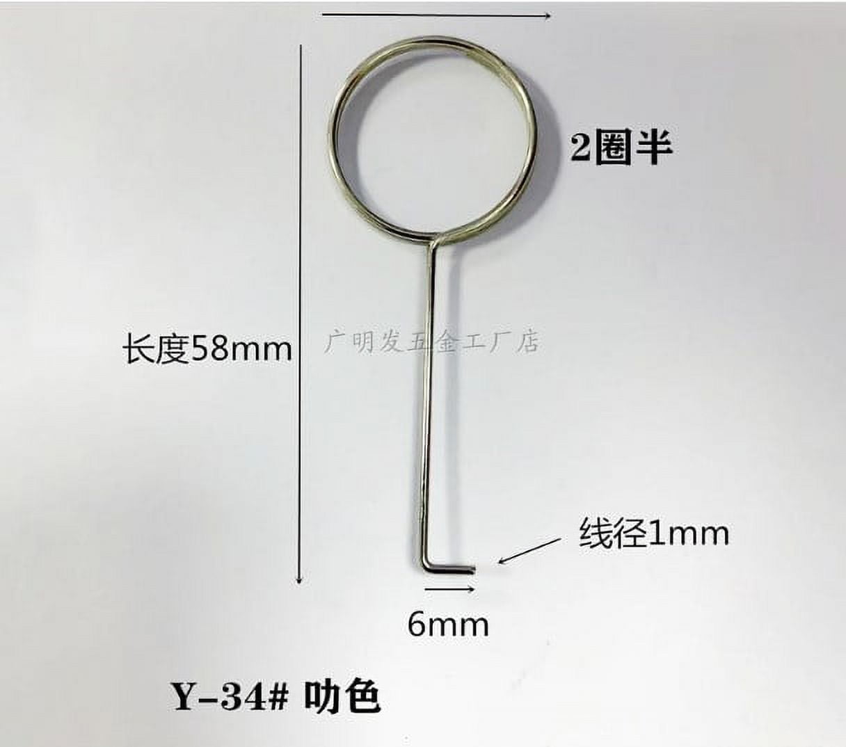 NUOLUX 50pcs Drain Lifting Hook Floor Drain Grate Hooks Lifting Hooks Floor Drain Removal Tool