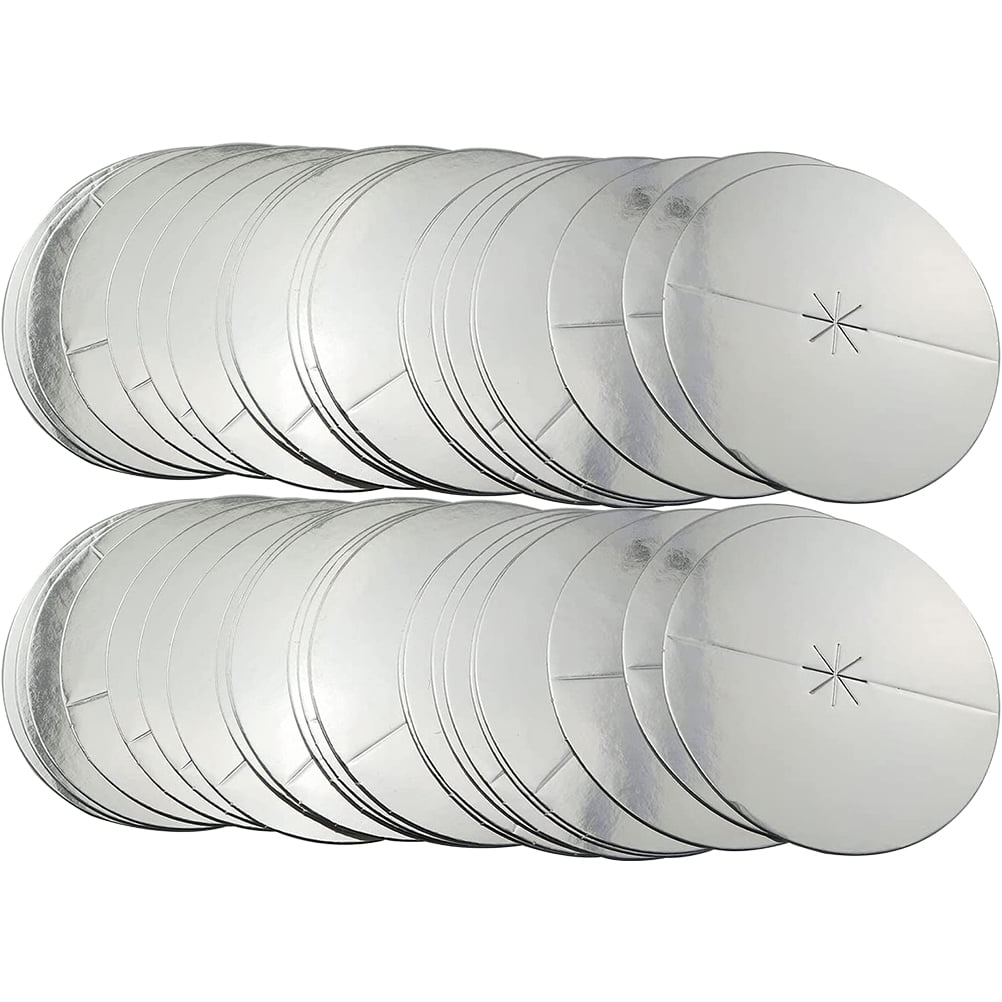 NUOLUX 50pcs Drip Protectors Temple Candle Drip Protective Discs Desk Candle Wax Removal Drip