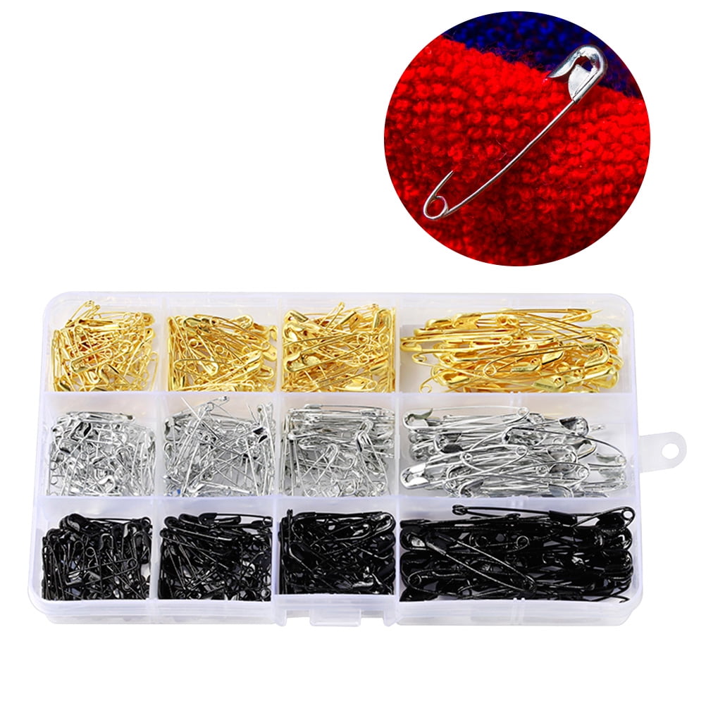 NUOLUX 540Pcs Box Apparel Pin Sewing Supplies Clothes Safety Pins ...