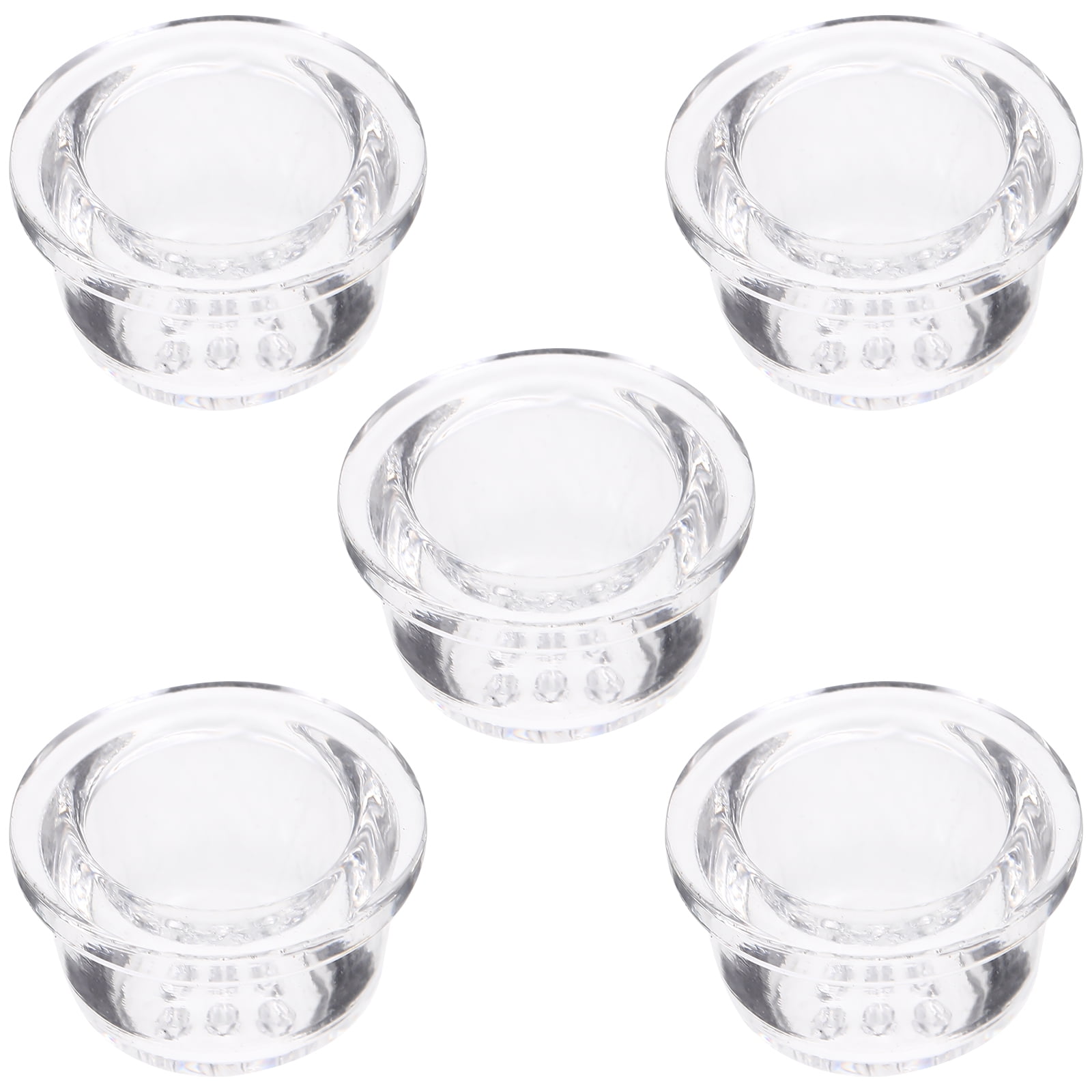 NUOLUX 5Pcs Glass Filter Clear Glass Screens Heatresistant Glass