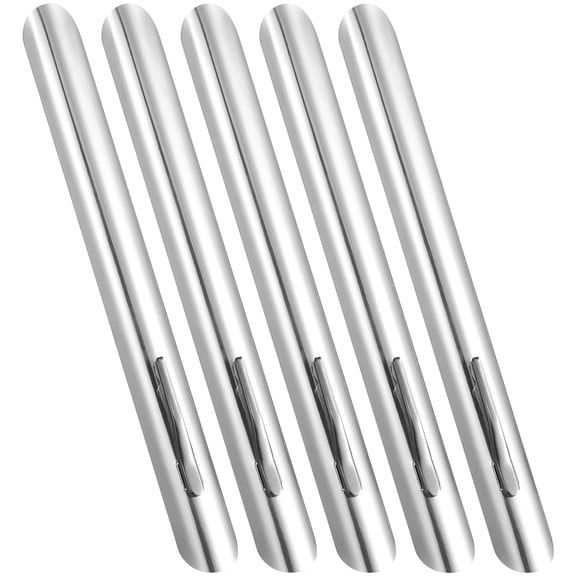 NUOLUX 5-Piece Compact Metal Crumb Scraper Set with Clip for Servers and Bartenders, and Easy to Use