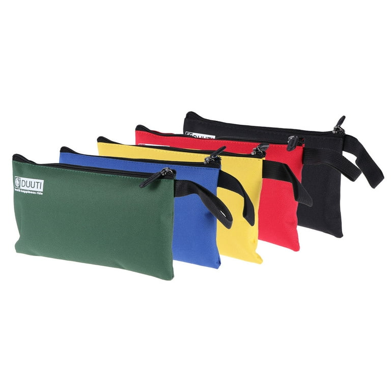 NUOLUX 5pcs Heavy Duty Multi-purpose Canvas Zipper Tool Pouches Bag  Organize Storage Bags (Random Color) - Walmart.com