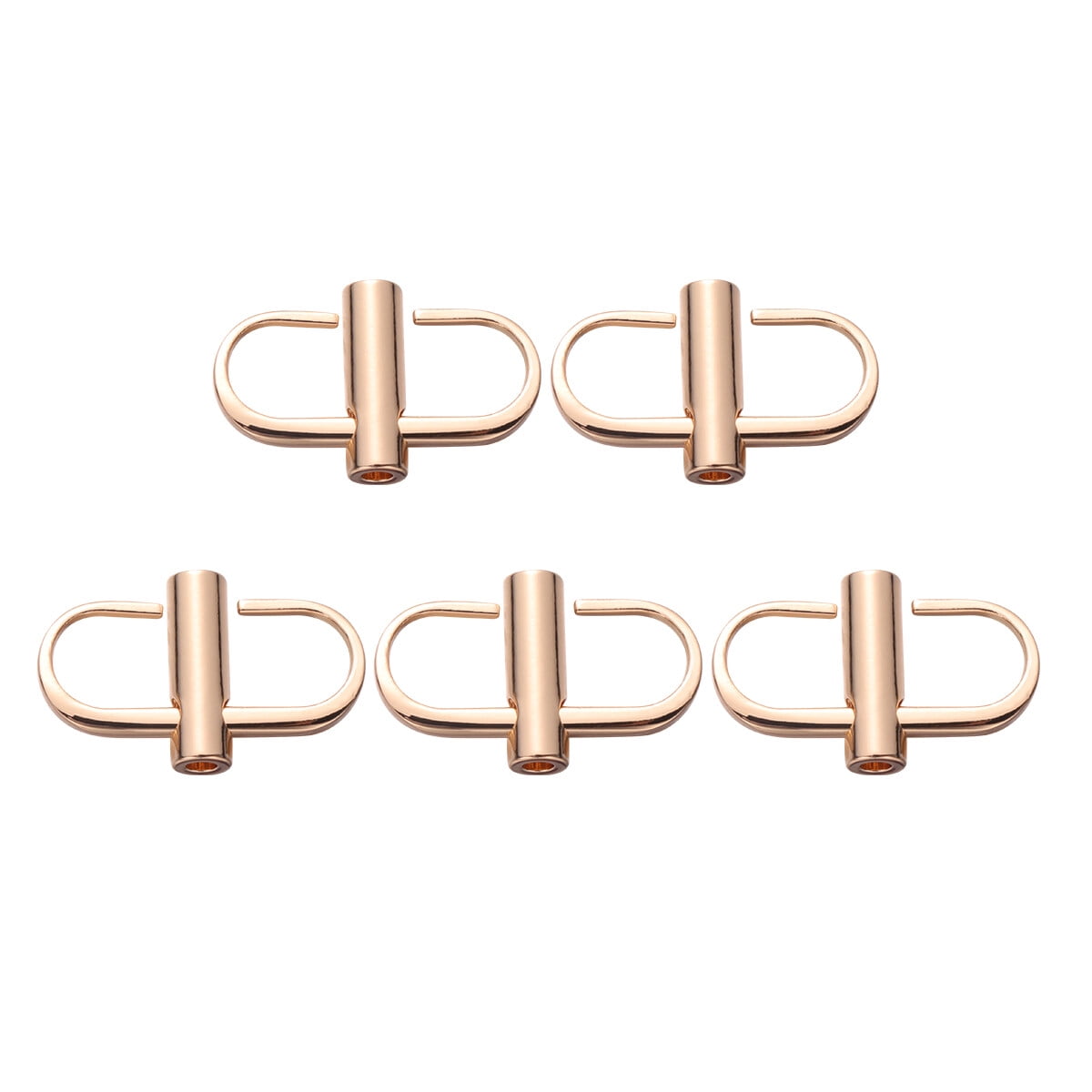 NUOLUX 5pcs Metal Buckle Chain Strap Adjustment Buckles Screw Fastening