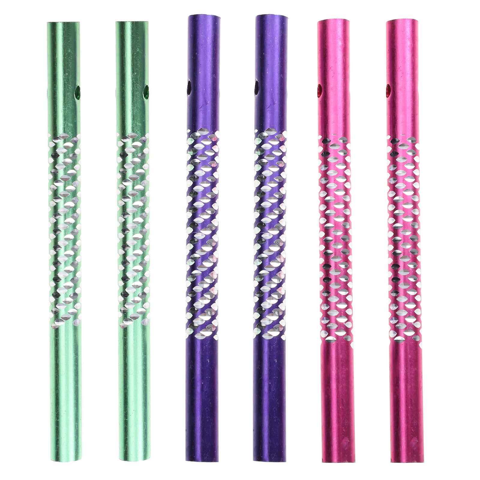 NUOLUX 60Pcs Hollow Tubes Metal Tubes Replacement Pipes for Wind Chimes