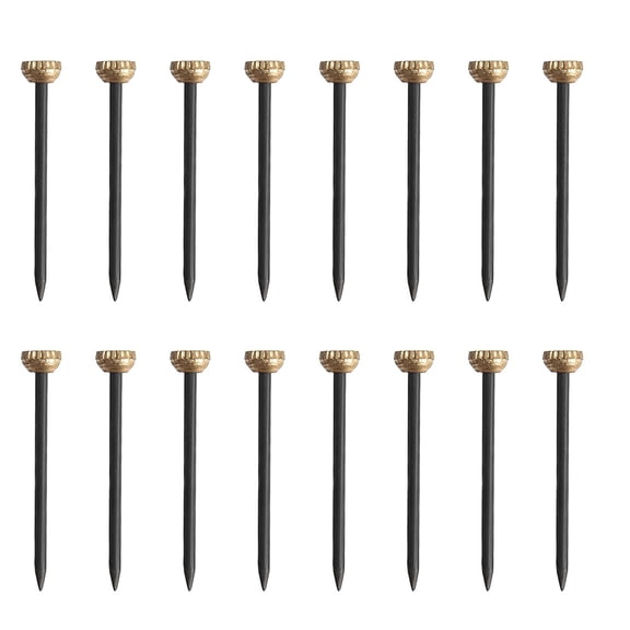 Tineasur Picture Nails For Hanging Black 60Pcs 1X0.17X0.17In