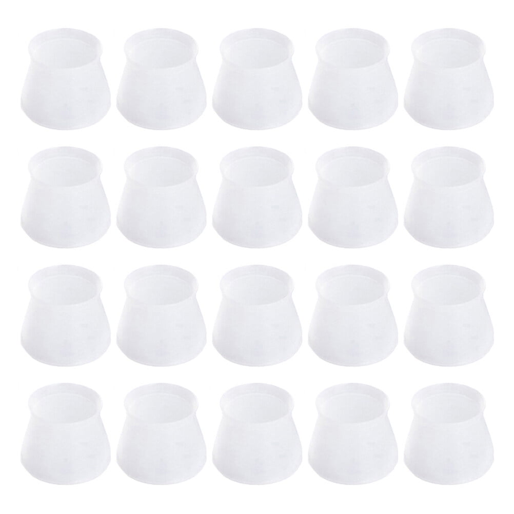 NUOLUX 60pcs Table Feet Sleeves Chair Feet Protectors Silicone Chair