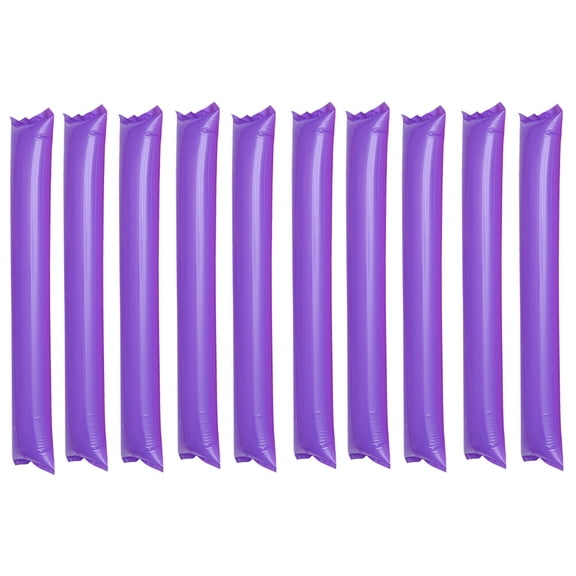 Homoyoyo Inflatable Sticks Party Cheering Wands Purple for Event Decorations 60Pcs