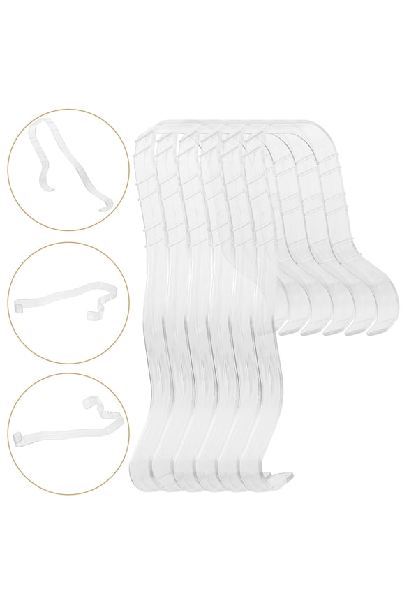 Shoe Shaper Inserts, White Plastic, for High Heels, Display and Storage, 6Pcs
