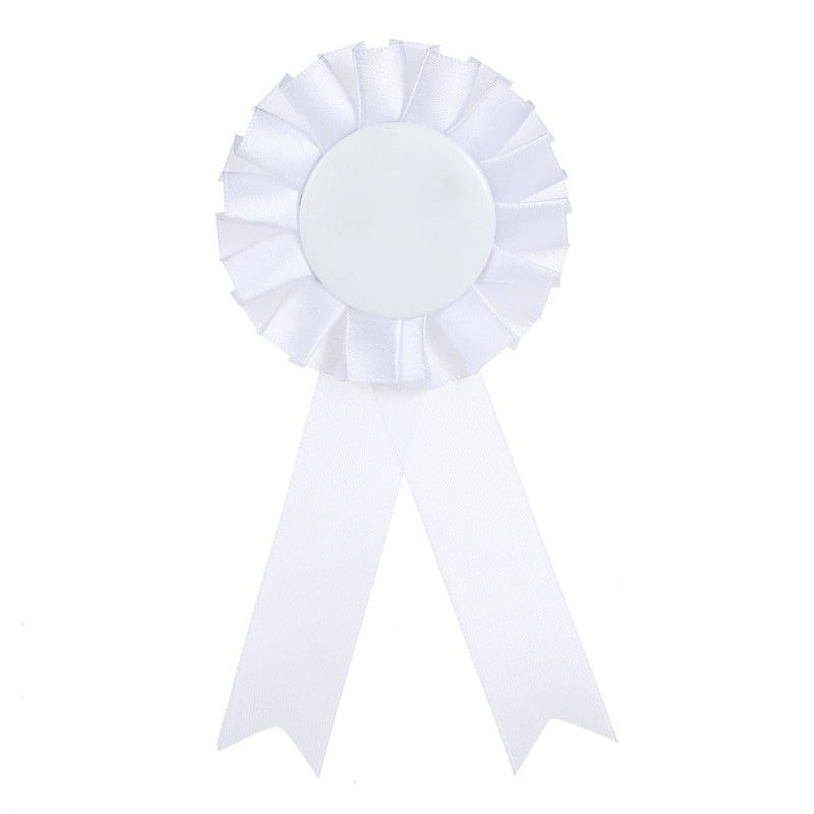 NUOLUX 6pcs Award Ribbons Blank Ribbon Badges Blank Medal Ribbons Blank  Name Ribbon Handicrafts - Walmart.com